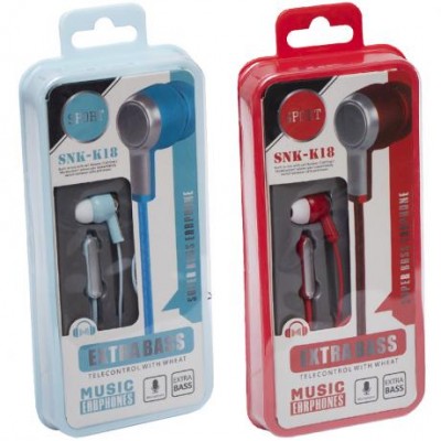 Навушники вакуумні K-18 у магазині autoplus, з доставкою по Україні, краща ціна