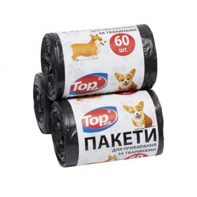 Пакети Top Pack для прибирання за собаками 60шт у магазині autoplus, з доставкою по Україні, краща ціна