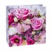 Пакет кольоровий квадрат "Квіти" 24х24х10 см 4027 у магазині autoplus, з доставкою по Україні, краща ціна