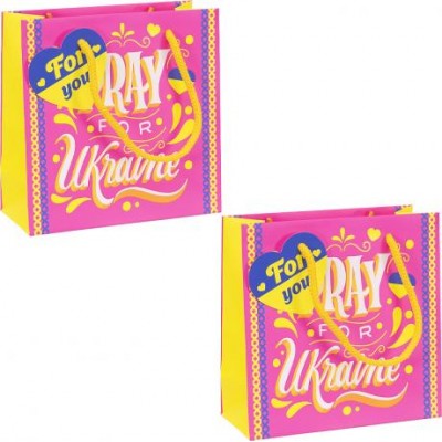 Пакет подарунковий 16х16х7 см GB22-16167-19 neon у магазині autoplus, з доставкою по Україні, краща ціна