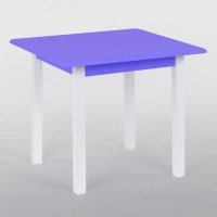 Столик 60 * 60 колір фіолетовий, квадратний висота 52 см, вага 7 кг, Ігруша