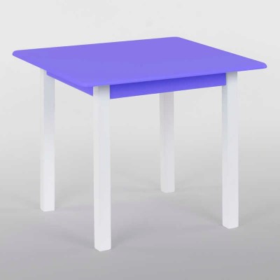 Столик 60 * 60 колір фіолетовий, квадратний висота 52 см, вага 7 кг, Ігруша