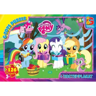 Пазли 70 ел. G Toys My little Pony MLP 012 (62) + постер