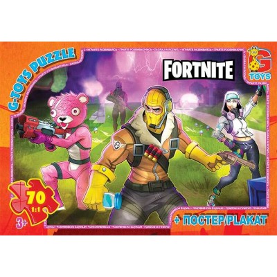 Пазли 70 ел. G Toys Fortnite FN 533 (62) +постер