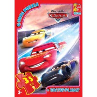 Пазли 35 ел. G-Toys Тачки Z 10200 (62) + постер