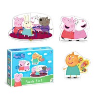 Пазл 3 в 1 Peppa Pig 200339 Dodo