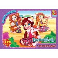Пазли 117 ел. "G Toys" "Enchantimals" EA 215 (62) + постер