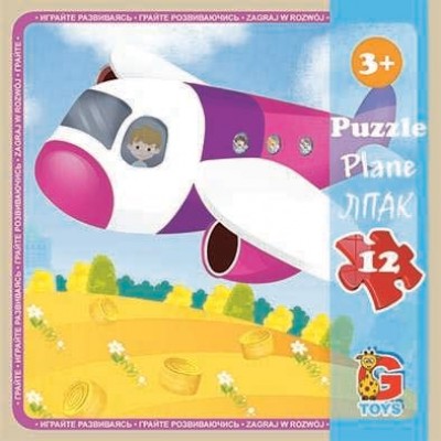Пазли 12 ел. G Toys Транспорт LT 02 (91) +постер