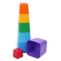 Піраміда 4654 Technok Toys 7 елементів, квадратні, 39см, у пакеті