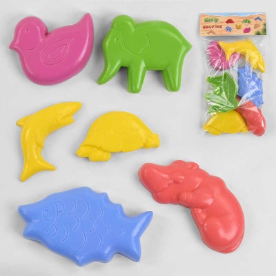 Пасочки для піску 6 штук в наборі 21280 (35) "M-TOYS"