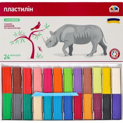 Пластилін "Захоплення" 24 кольори, 384 г "Гамма" 200316 у магазині autoplus, з доставкою по Україні, краща ціна