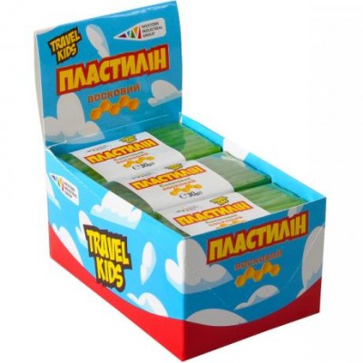Пластилін восковий "Travel Kids" салатовий 30г "Гамма" у магазині autoplus, з доставкою по Україні, краща ціна