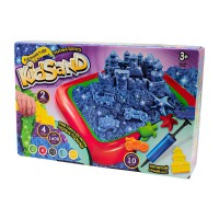 Кінетичний пісок "KidSand" 1600г + пісочниця KS-02-01 U (5) "Danko Toys"
