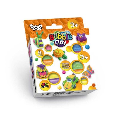 Пінопластовий пластилін "BUBBLE CLAY" BBC-04-01 УКР. (20) "Danko Toys"