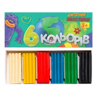 Пластилін. 6 кольорів НОВИЙ 4820274630019 (88) "Jumbi"
