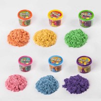 Кінетичний пісок "KidSand" банка 400г KS-01-06 "Danko Toys", ОПИС УКР/РОС. МОВАМИ