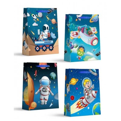 Пакет подарунковий С 57777 (360) 4 види, "Космос", МАЛИЙ в магазині autoplus, з доставкою по Україні, краща ціна
