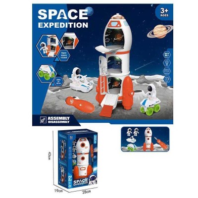 Набір космосу 551-5 2в1, космічна ракета, 2 ігрові фігурки, викрутка, 2 види міні-транспорту