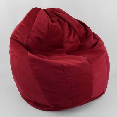 Крісло-мішок Груша 207000412 Homefort пінополістеролова кулька, тканина велюр - колір бордо (1)