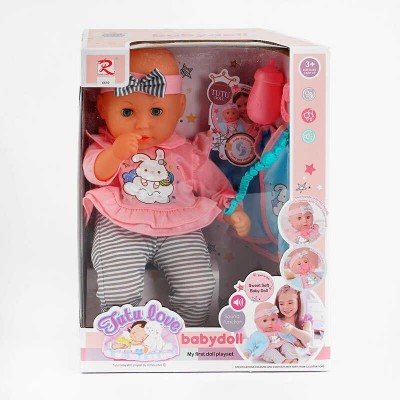 Пупс 6630 "Tutu Doll", характерні малюкам звуки, аксесуари, м'яке тіло в магазині autoplus, з доставкою по Україні, краща ціна