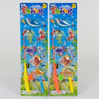 Ігровий набір “Happy Fishing” Риболовля 222-22 A (96/2) 2 види, 7 рибок, магнітна