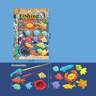 Ігровий набір “Happy Fishing” Риболовля 555-307 2 вудки, 12 рибок