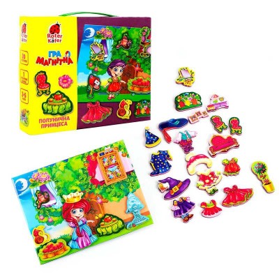 Дитяча гра настільна "Магнітна гра. Полунична принцеса" RK2070-03 "Vladi Toys" в магазині autoplus, з доставкою по Україні, краща ціна