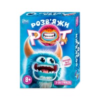 Настільна гра "Розв'яжи рот" 24835 (12/2) "4FUN Game Club", 200 карток, пісочний годинник