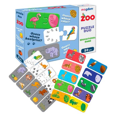 Дитяча гра ME5032-11 EN настільна розвиваюча "Парочки Зоопарк" "Ludum"