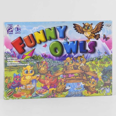 Настільна розважальна гра Funny Owls DTG98 (20) Danko Toys , ОПИС УКР/РОС. МОВАМИ