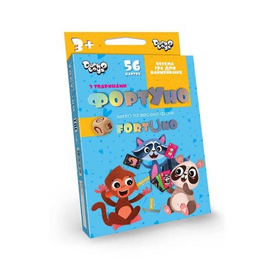 Розвиваюча настільна гра "ФортУно" дитяча UF-01-01U УКР. "Danko Toys"