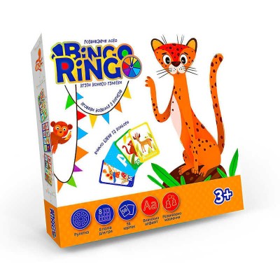 Настільна гра Bingo Ringo GBR-01-01U УКР Леопард Danko Toys в магазині autoplus, з доставкою по Україні, краща ціна