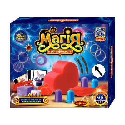 Набір фокусів Магія 13772 4FUN Game Club , QR-код з відео майстер-класом