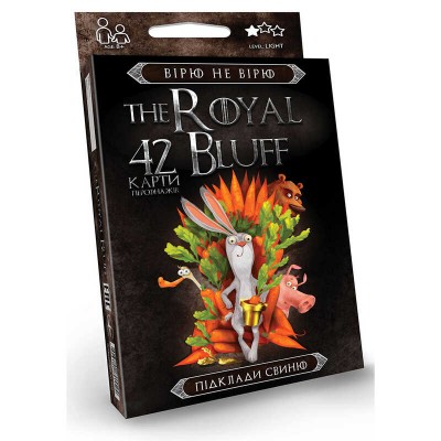 Карткова гра The royal bluff Вірю Не Вірю RBL-01-01U, RBL-01-02U / укр / Danko Toys в магазині autoplus, з доставкою по Україні, краща ціна