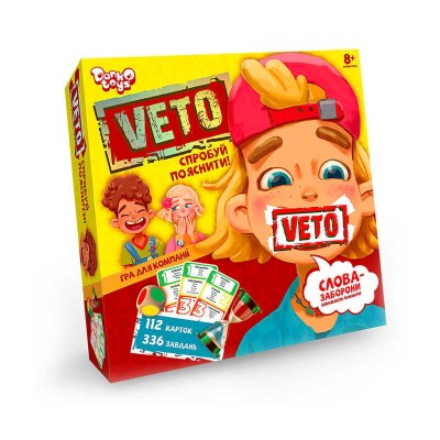 Дитяча гра настільна Veto VETO-01-01 U Danko Toys в магазині autoplus, з доставкою по Україні, краща ціна