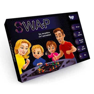 Настільна розважальна гра Swap укр G-Swap-01-01U Danko Toys