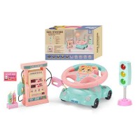 Кермо 2192 E-47 Штрих=91760 (24) ТИГРЕНЯ, світлофор, заправна станція, підсвічування, звук, мелодії, машина-підставка