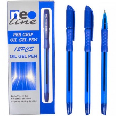 Ручка гелева 564 NEO LINE 12 штук, синя у магазині autoplus, з доставкою по Україні, краща ціна