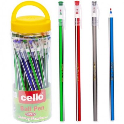 Ручка масляна Cello CL568L PVC синя