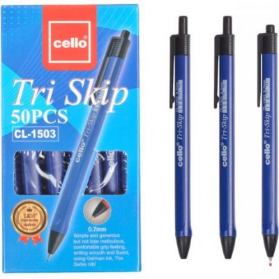 Ручка масляна "Tri Skip" Cello CL1503-50 синя у магазині autoplus, з доставкою по Україні, краща ціна