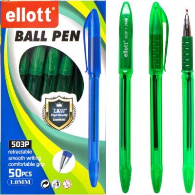 Ручка масляна ET503P-50 тонована зелена
