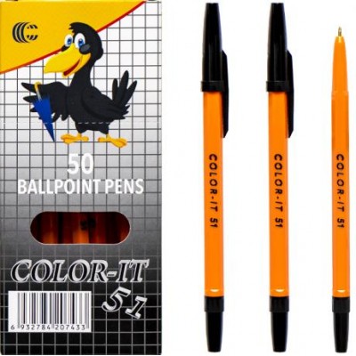 Ручка кулькова CORVINA CR51 чорна у магазині autoplus, з доставкою по Україні, краща ціна