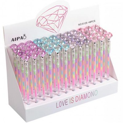 Ручка гелева "Діамант" 6129 кольорова у магазині autoplus, з доставкою по Україні, краща ціна