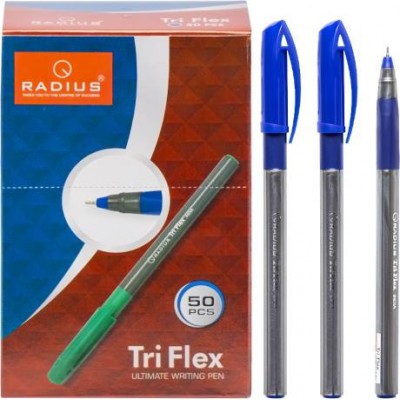 Ручка "TriFlex PL" RADIUS 50 штук, синя