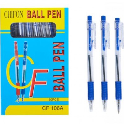 Ручка масляна автоматична CHIFON CF106A синя у магазині autoplus, з доставкою по Україні, краща ціна