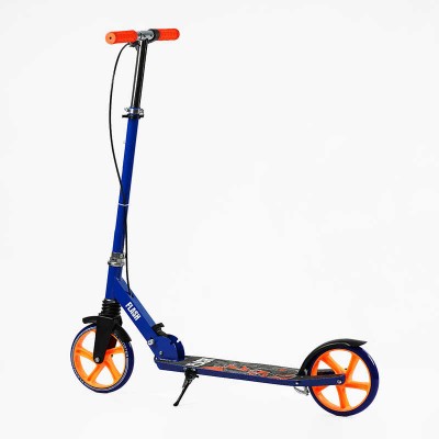 Самокат двоколісний "Best Scooter" FL-79200 (4) сталева рама, ручне гальмо, колеса PU 200мм, 1 амортизатор передній в магазині autoplus, з доставкою по Україні, краща ціна