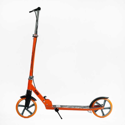 Самокат двоколісний "Best Scooter" FL-80811 (4) сталева рама, ручне гальмо, колеса PU 200мм, 1 амортизатор передній в магазині autoplus, з доставкою по Україні, краща ціна