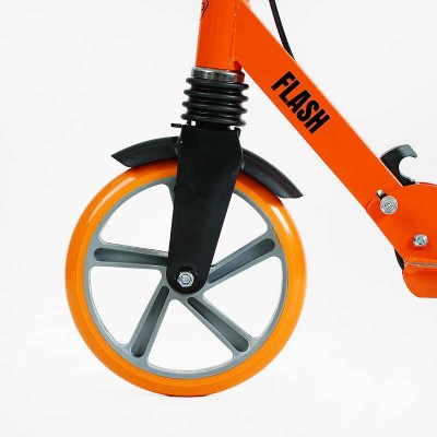 Самокат двоколісний "Best Scooter" FL-80811 (4) сталева рама, ручне гальмо, колеса PU 200мм, 1 амортизатор передній в магазині autoplus, з доставкою по Україні, краща ціна
