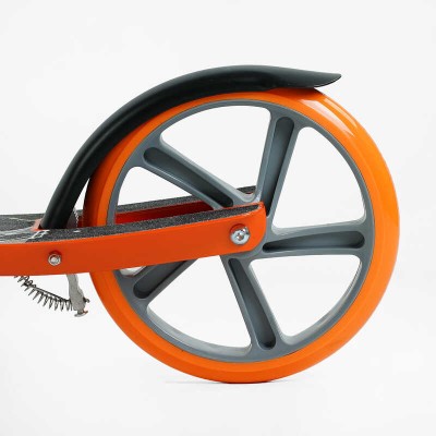 Самокат двоколісний "Best Scooter" FL-80811 (4) сталева рама, ручне гальмо, колеса PU 200мм, 1 амортизатор передній в магазині autoplus, з доставкою по Україні, краща ціна