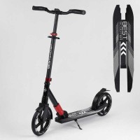 Самокат алюмінієвий "Best Scooter" 36956 (2) колеса PU, d переднього колеса - 230мм, d заднього колеса - 215мм, 1 амортизатор передній